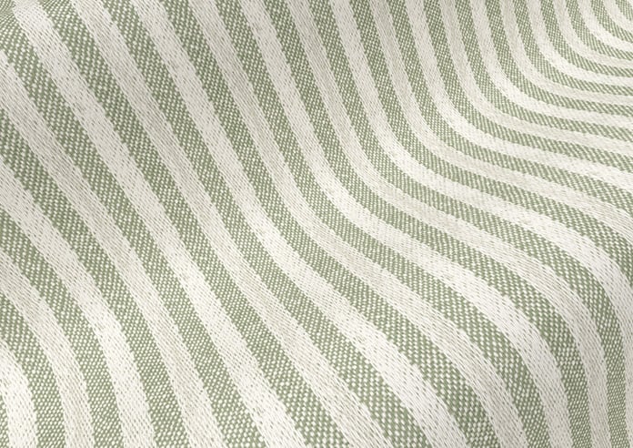 Emily Bond Oscar Stripe, Sage - Twist&Fit Roller Blind - Image 4
